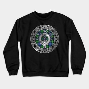 Clan Gordon Crest & Tartan Knot Crewneck Sweatshirt